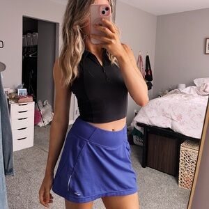 Dark Purple Tennis Skirt